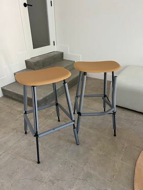 fiber counter backless stools