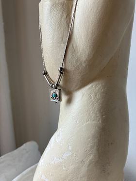 Sterling silver and turquoise necklace