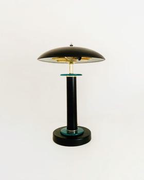 1980s postmodern flying saucer lamp