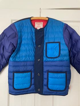 Quilted Worn Wear ReCrafted Down Jacket
