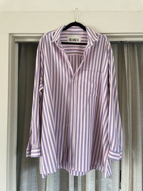 BLANCA STRIPED BUTTON UP