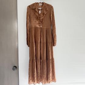 Faye Dress in Rust Floral