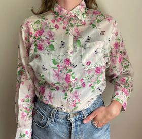 Butterfly Floral shirt