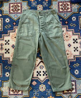 70s Army Military OG High Waisted Pants