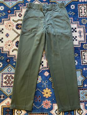 Green High Waisted Army Pants Trousers
