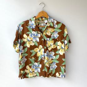 90s Liz Claiborne Rayon Hawaiian Shirt