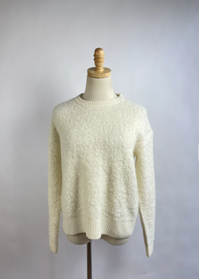 Boucle Alpaca Sweater