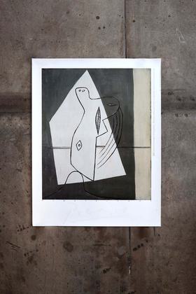 80s Picasso Pompidou Museum Poster