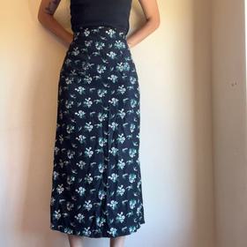 Ditsy Floral Flounce Skirt