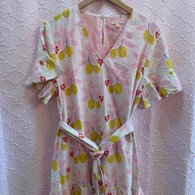 Halsey Dress in Pink Lemons