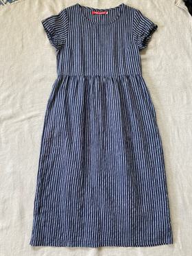 Indigo Stripe Dress no17