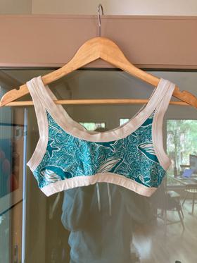 Bralette Turquoise Whale