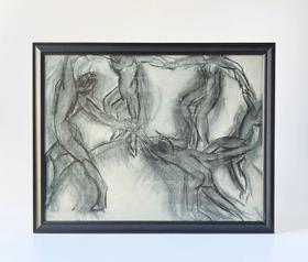 Framed Mattisse Dancing Print in Canvas