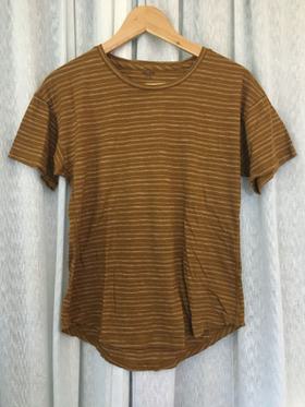 Striped Tee in Amber