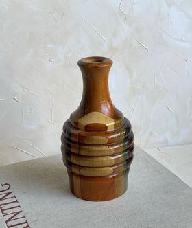 Handmade turned wood vessel
