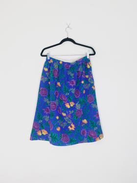 Union made floral skirt