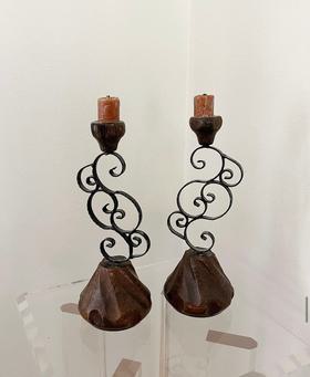 Spanish candle holders