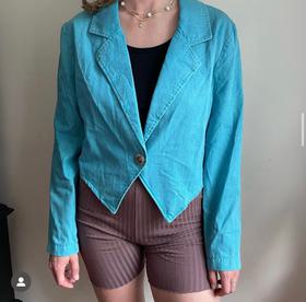 Blue western style vintage jacket