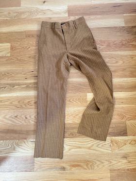 Brown pin stripe trouser