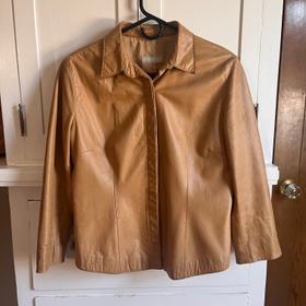 Y2K Leather Shirt Jacket