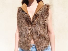 Cavewoman Fur Vest