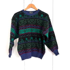 Wool knit sweater
