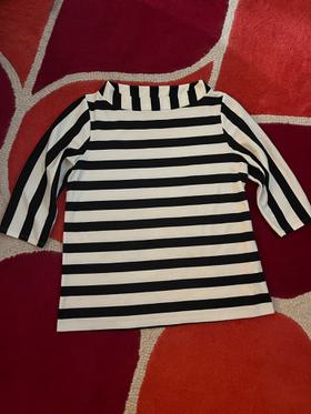 Boatneck Striped Shirt