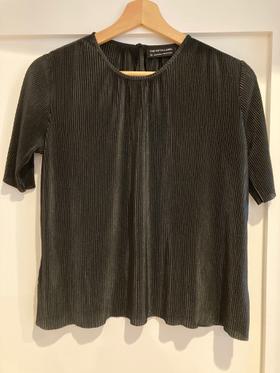 Pleated drapey top