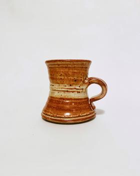 Artist-signed studio pottery ceramic mug
