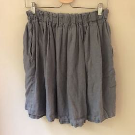 Short linen skirt BARI