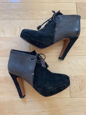 Suede & Leather booties