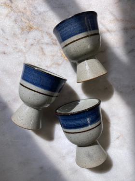 Japanese stoneware tea cups