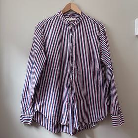 Striped button up shirt