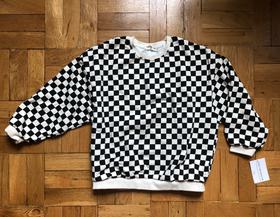 checkered sweatshirt