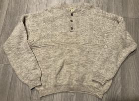 Mens 100% Pure New Wool Sweater