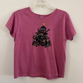 Cranberry Dye Shirt - Kliban Cats