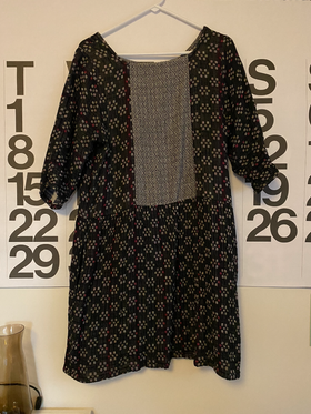 Flicker Dress in Kasuri