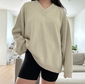 Cotton Sloane V-Neck Sweater