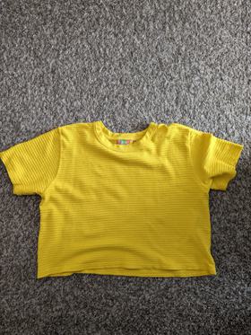 Cropped Honeycomb Tee