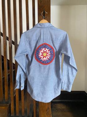 1970’s Quilted Appliqué Button Down