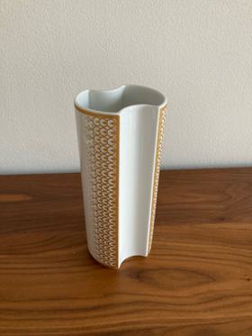 1960’s porcelain & gold vase