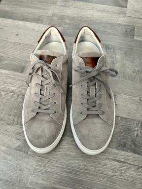 Hand made suede sneakers