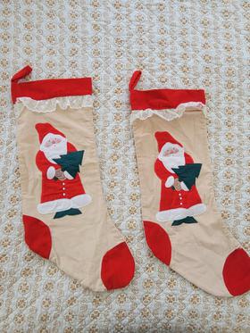 Corduroy Santa Stockings