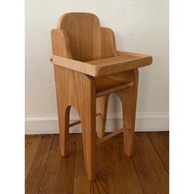 Solid Wood Doll High Chair