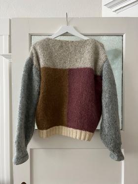 Colorblock Mohair Sweater