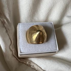 Brass hash point ring