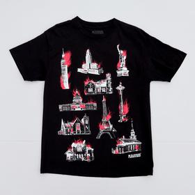 Monuments T-Shirt in Black