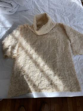 Hand-knit Sheep Sweater