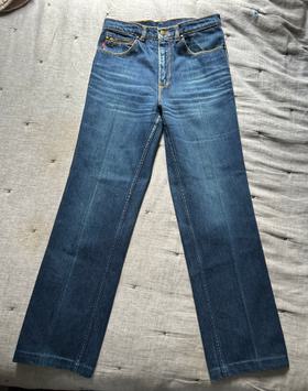 Boot cut high waisted jeans