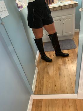Black Veronica Over-The-Knee Boots